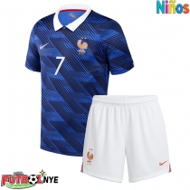Camiseta Francia Ousmane Dembele #7 Primera Equipación para niños Mundial 2026 manga corta (+ pantalones cortos)